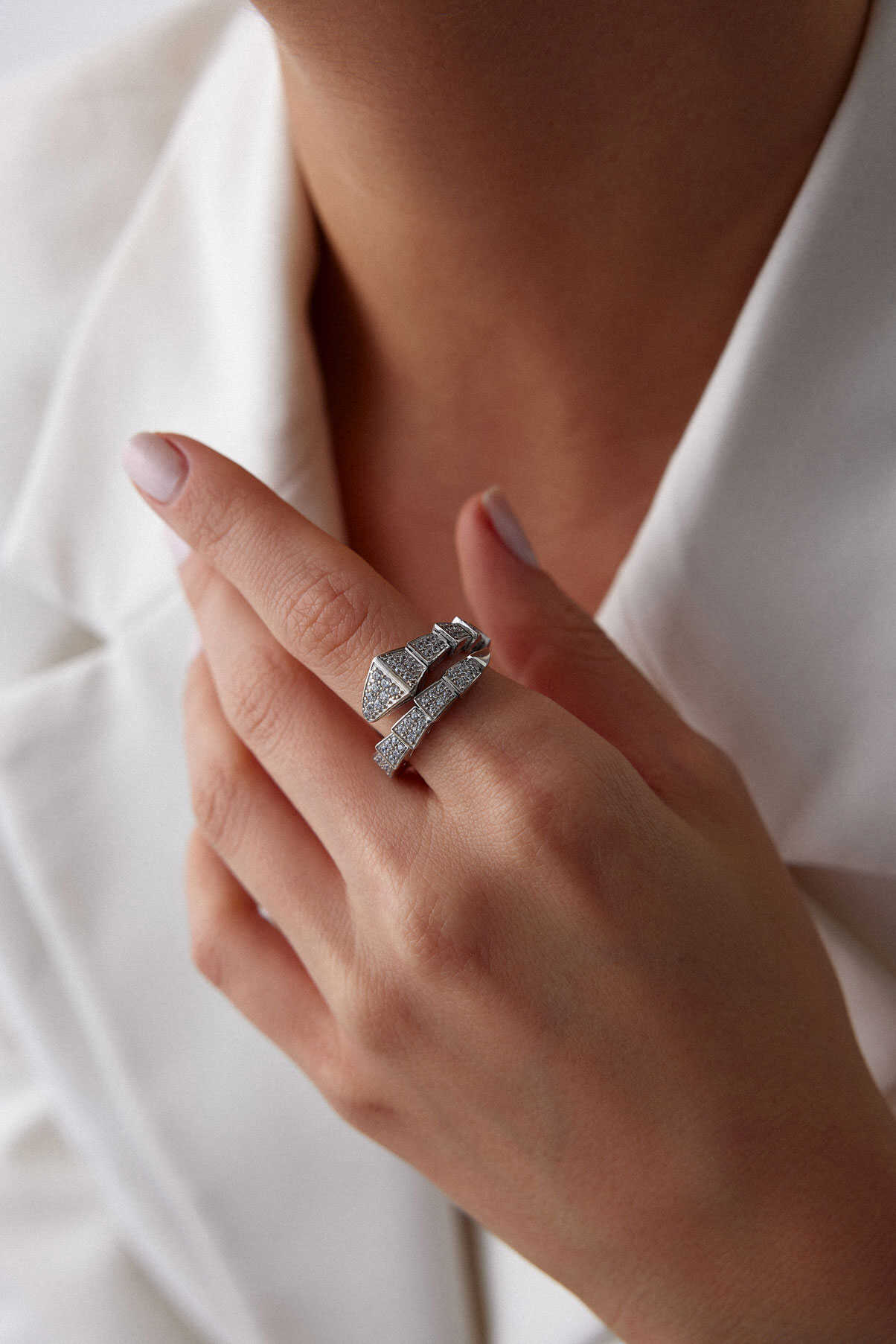 Taşlı Snake Yüzük - Yavuz Kuyumculuk (1)