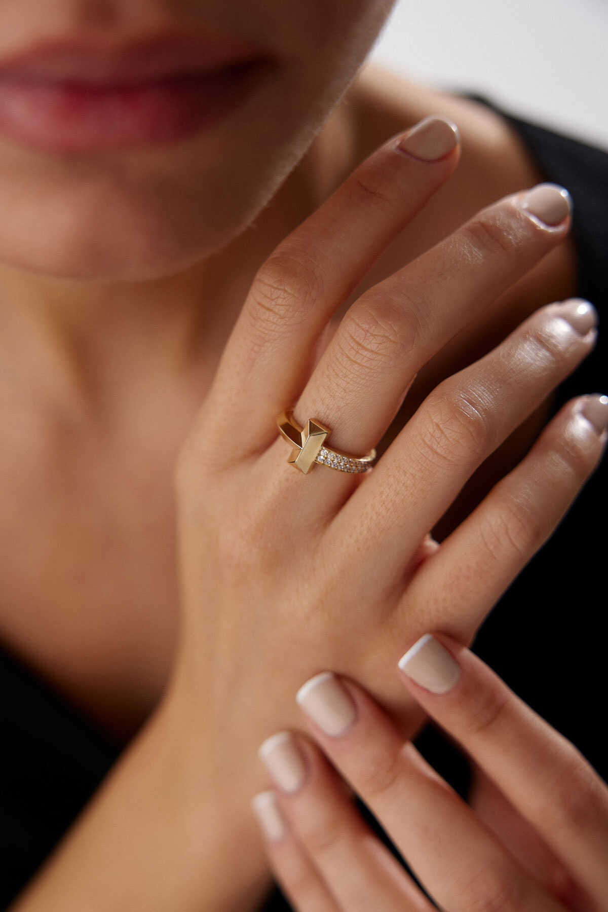 Taşlı T Yüzük - Yavuz Kuyumculuk (1)