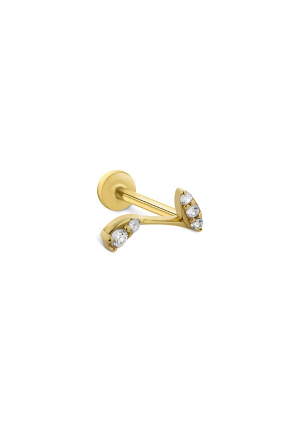 Taşlı Y Model Tragus Piercing - Yavuz Kuyumculuk (1)