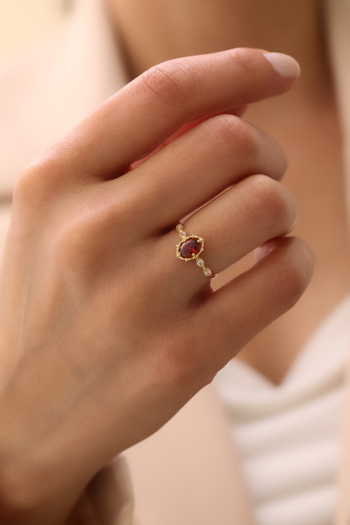 Taşlı Yakut Yüzük - Yavuz Kuyumculuk (3)