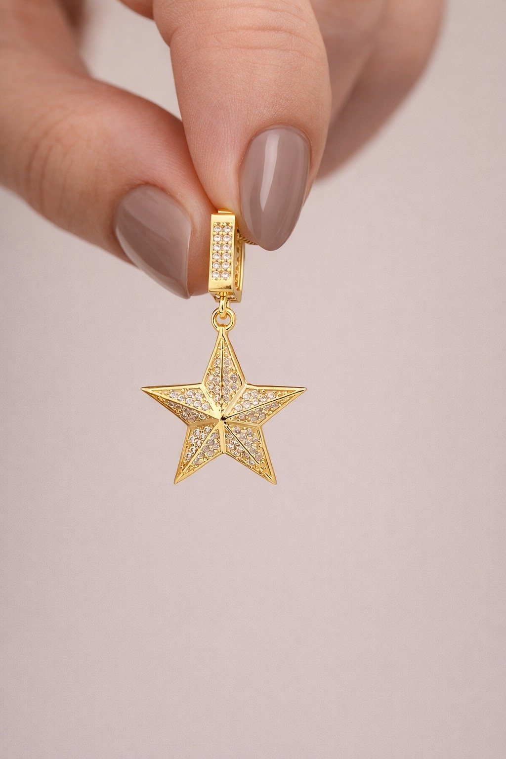 Taşlı Yıldız Kolye Ucu - Yavuz Kuyumculuk (1)