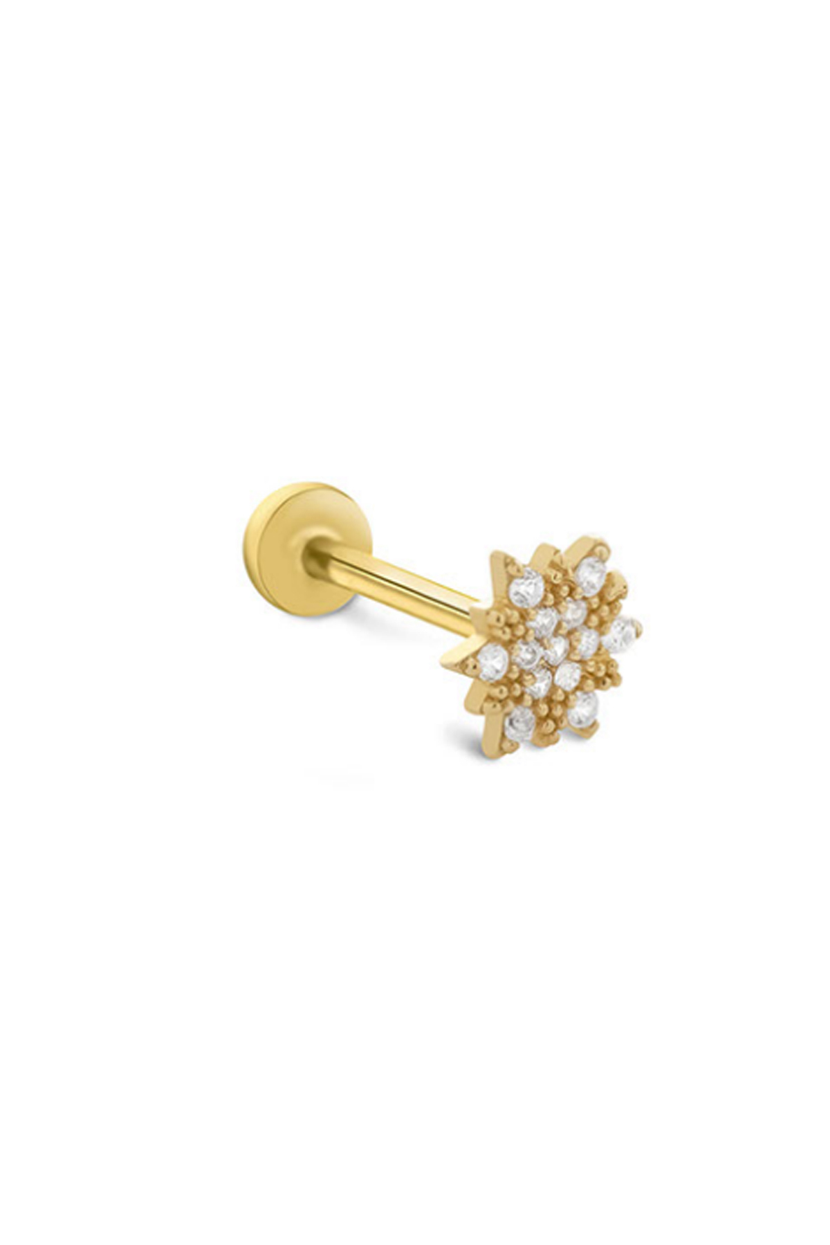 Taşlı Yıldız Tragus Piercing - Yavuz Kuyumculuk (1)