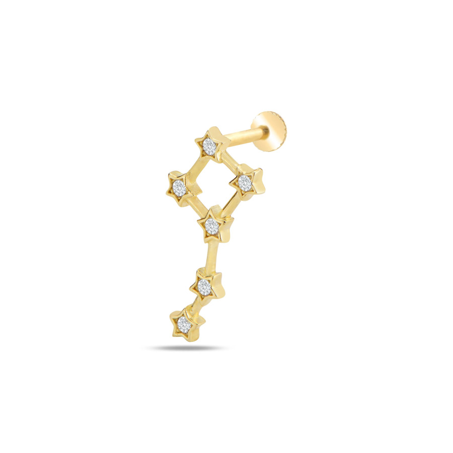 Taşlı Yıldız Tragus Piercing