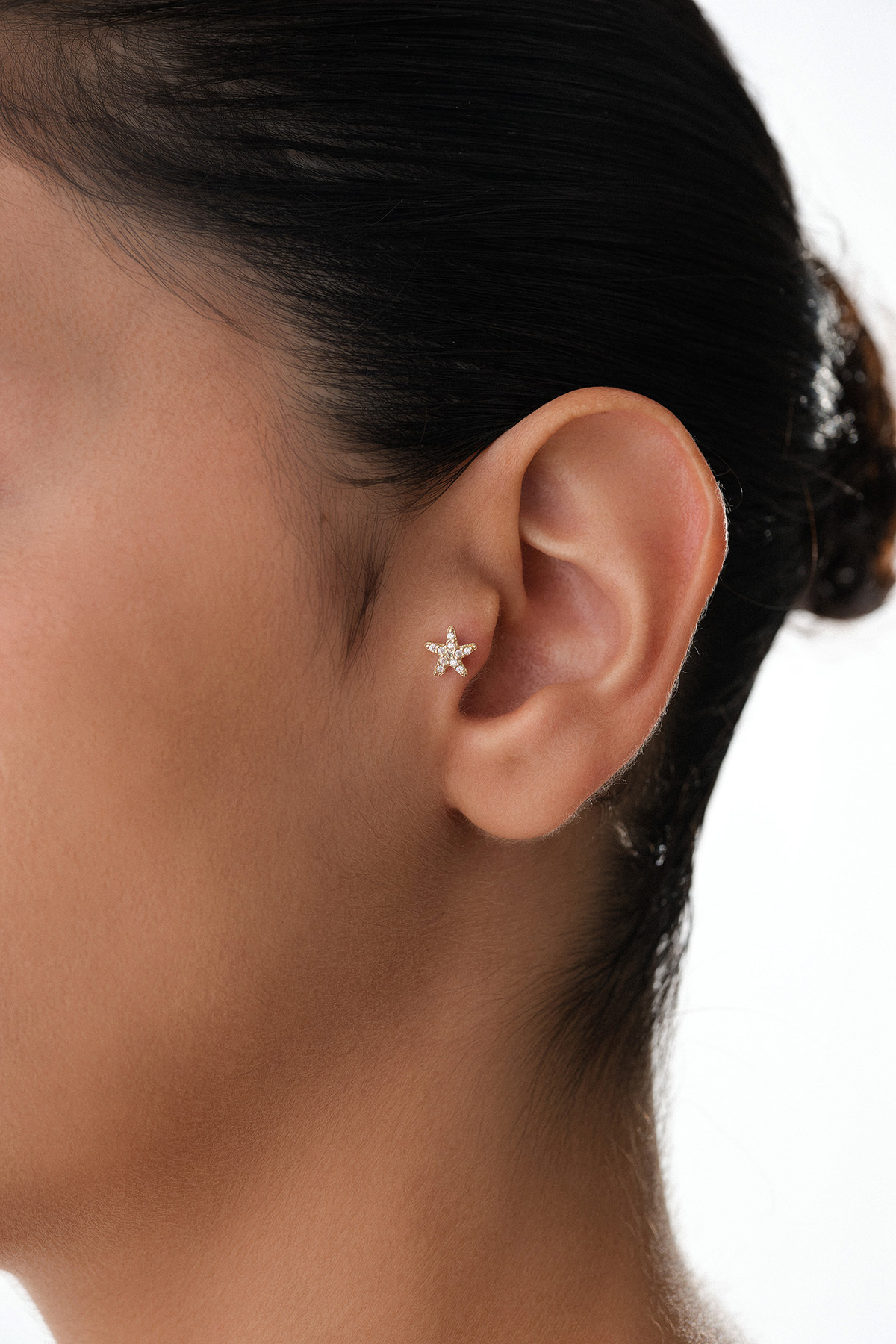 Taşlı Yıldız Tragus - Yavuz Kuyumculuk (2)