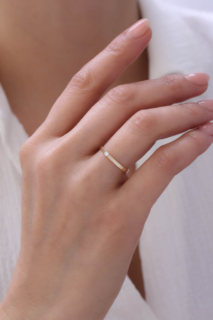 Tektaş Düz Alyans - Yavuz Kuyumculuk