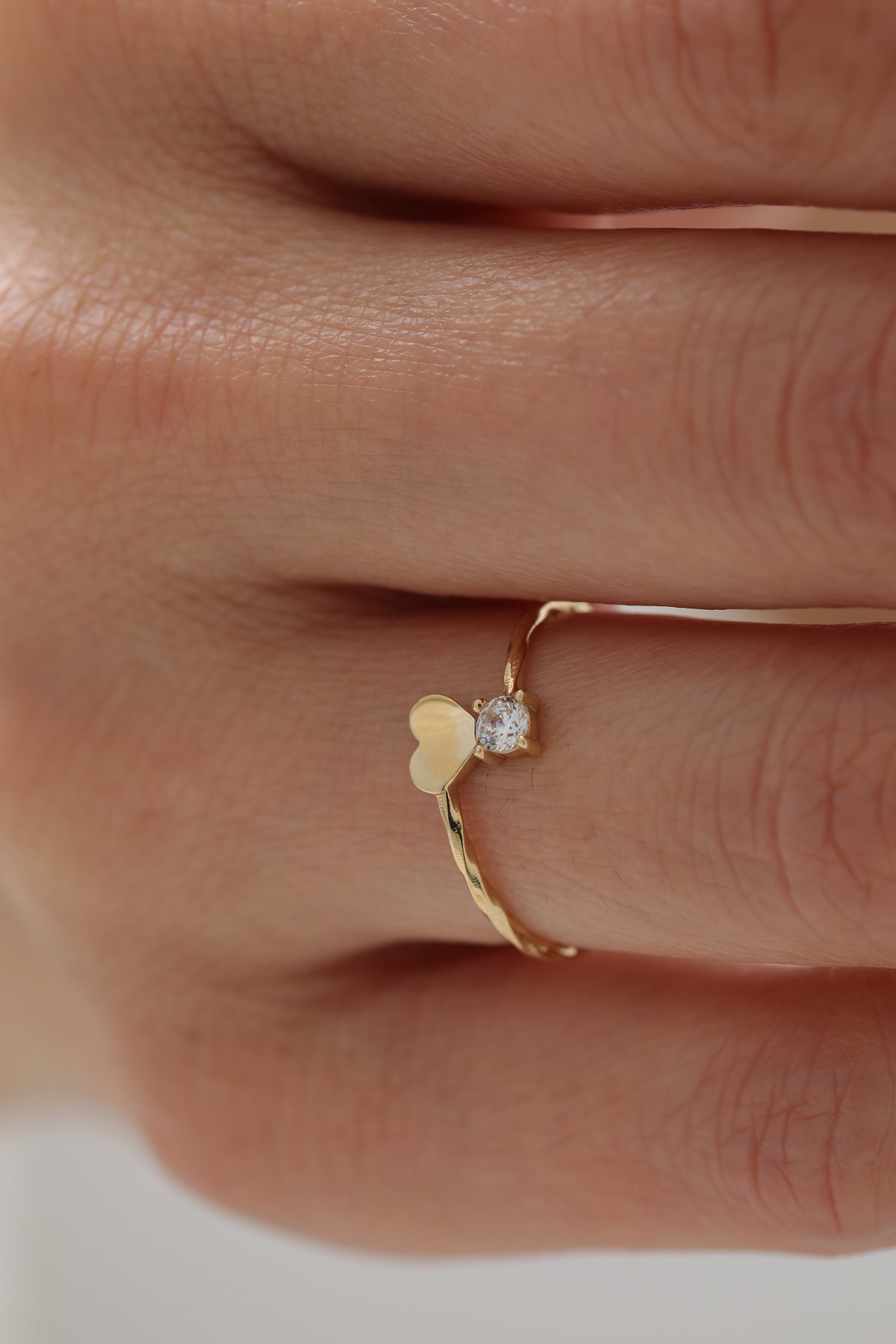 Tektaş Kalp Yüzük - Yavuz Kuyumculuk (2)