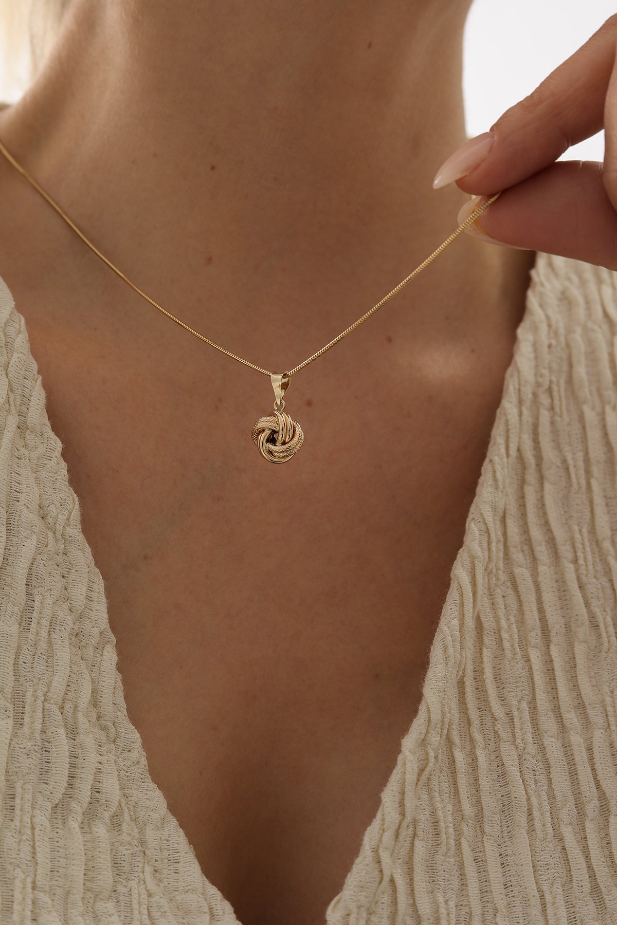 Tondo Zincir Düğüm Kolye - Yavuz Kuyumculuk (1)