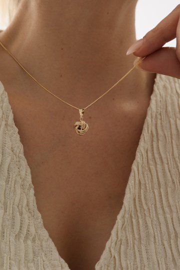 Tondo Zincir Düğüm Kolye - 1