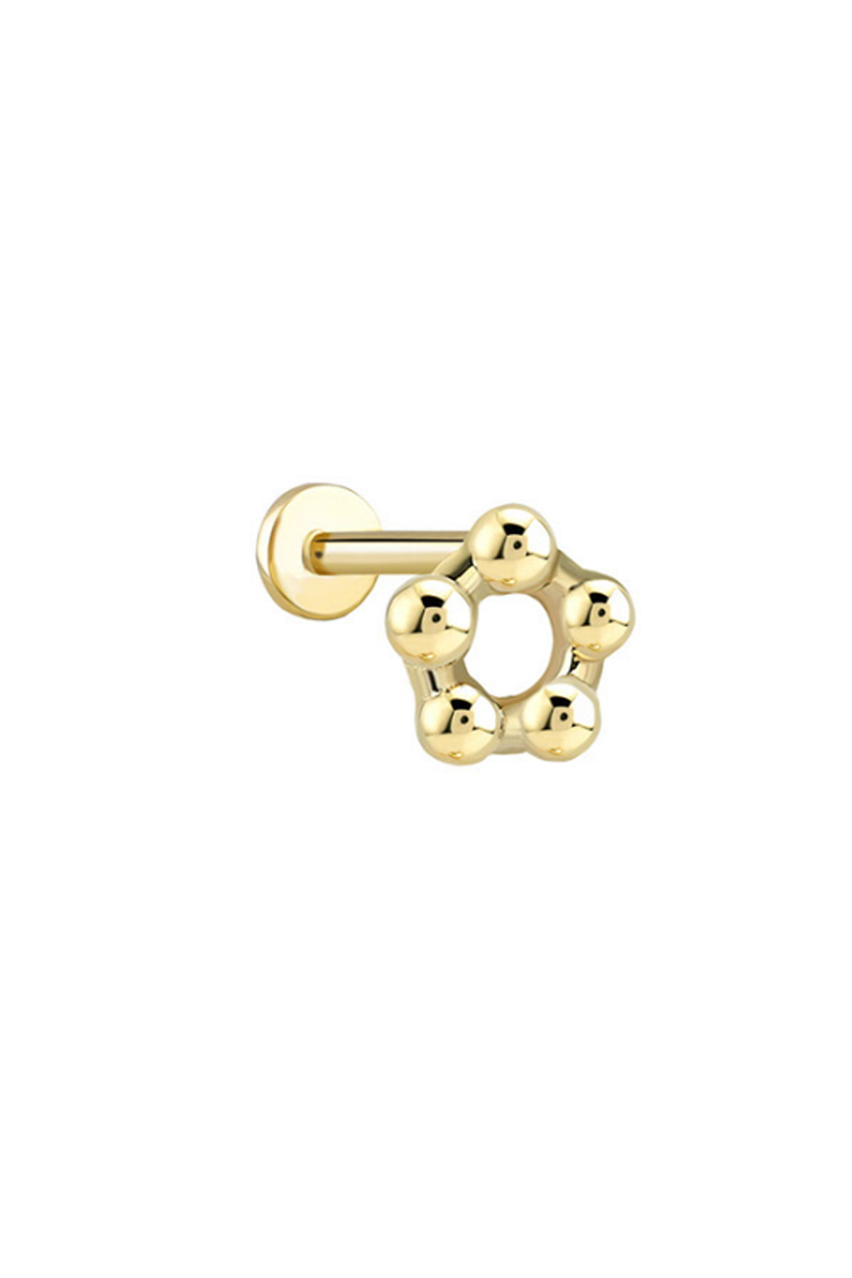Toplu Çiçek Tragus Piercing - Yavuz Kuyumculuk (1)