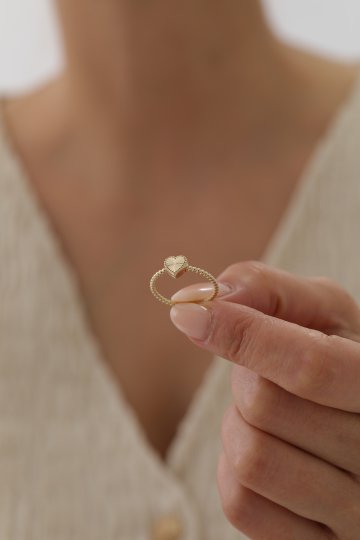 Toplu Kalemli Kalp Yüzük - 3