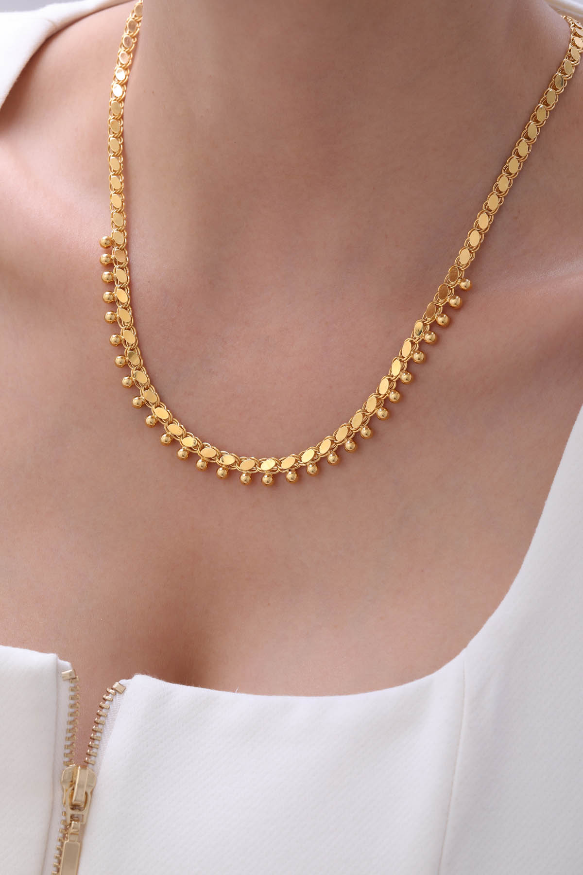 Toplu Pullu Halep Zincir - Yavuz Kuyumculuk (1)