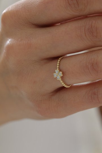 Toplu Sedef Yonca Yüzük - 2