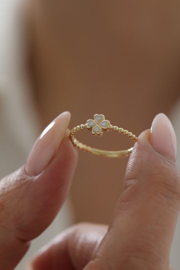 Toplu Sedef Yonca Yüzük - 3