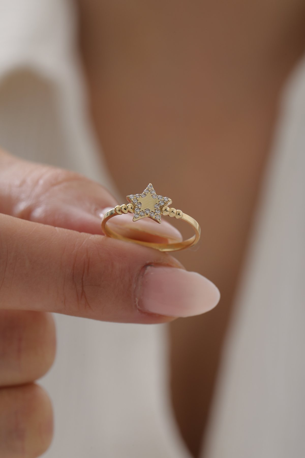 Toplu Yarı Taşlı Yıldız Yüzük - Yavuz Kuyumculuk (3)