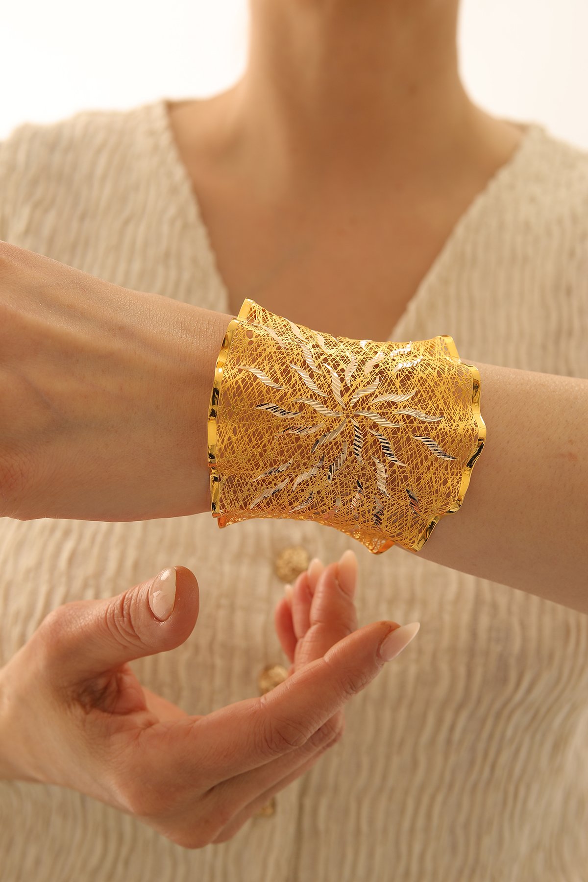 Tül Model Kelepçe - Yavuz Kuyumculuk (1)