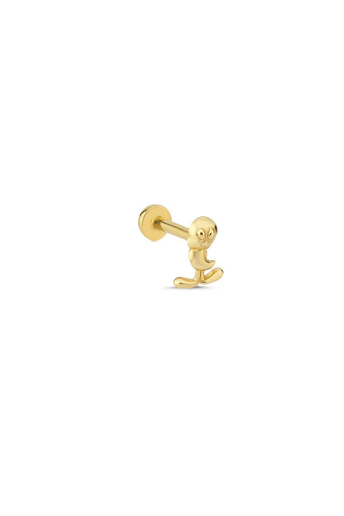 Tweety Figürlü Tragus Piercing - Yavuz Kuyumculuk (1)