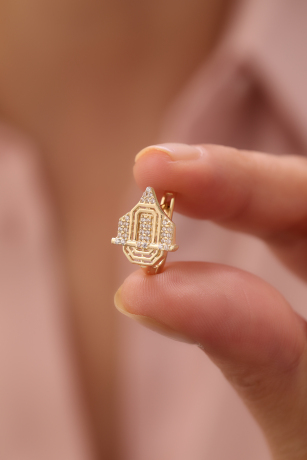 Üçgen Küpe - Thumbnail