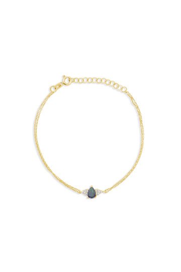 Üçgen Safir Taşlı Bileklik - 2