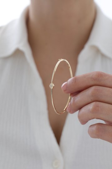 Üçgen Taşlı Kelepçe - 3