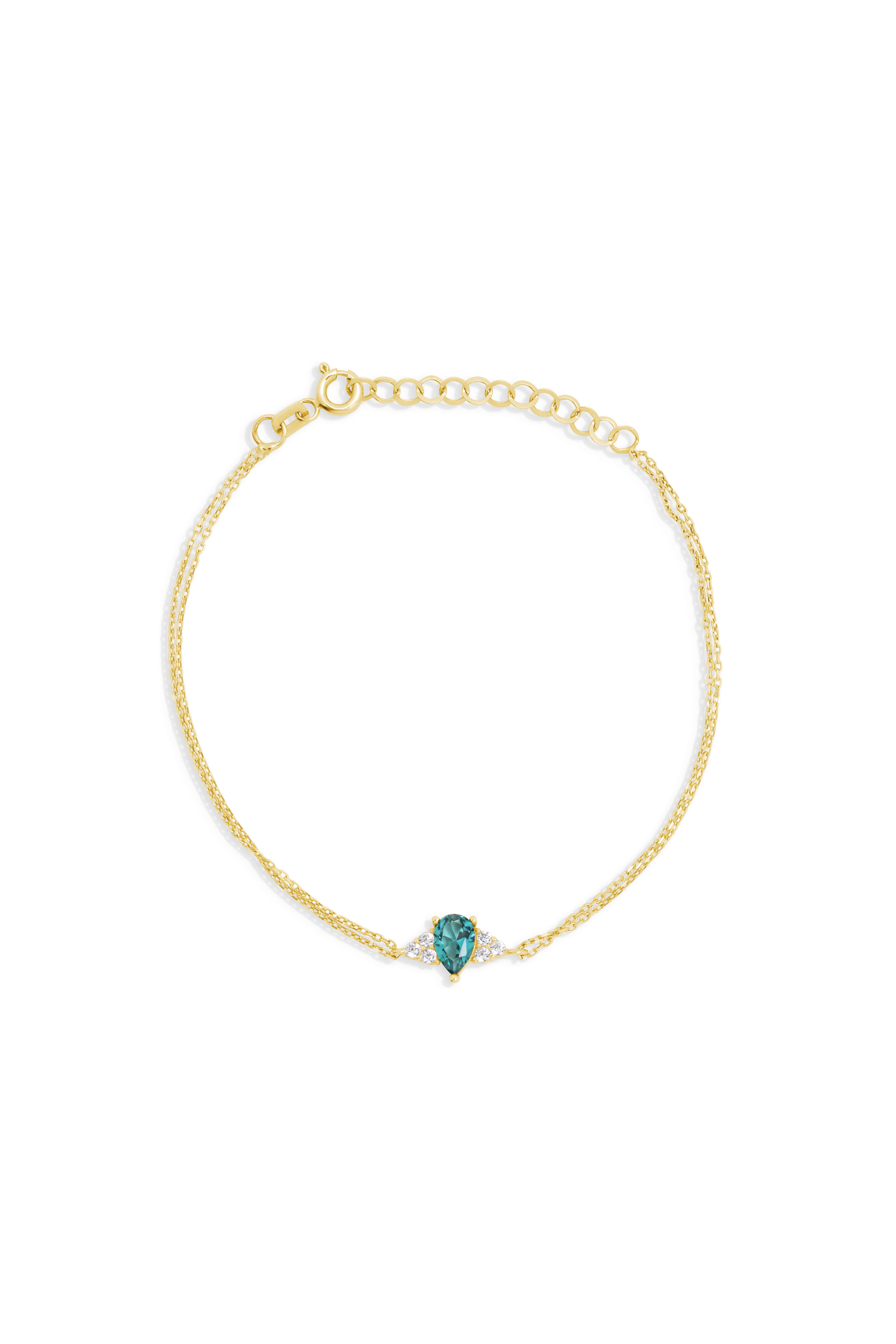 Üçgen Zümrüt Taşlı Bileklik - Yavuz Kuyumculuk (2)