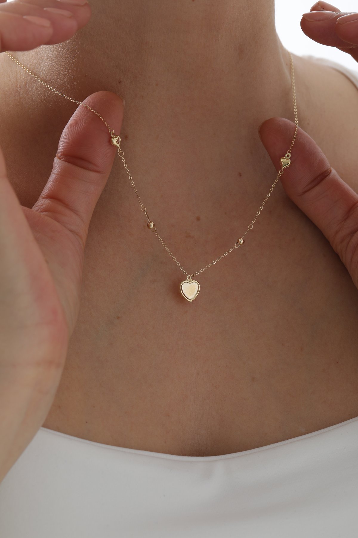 Üçlü Kalp Kolye - Yavuz Kuyumculuk (3)