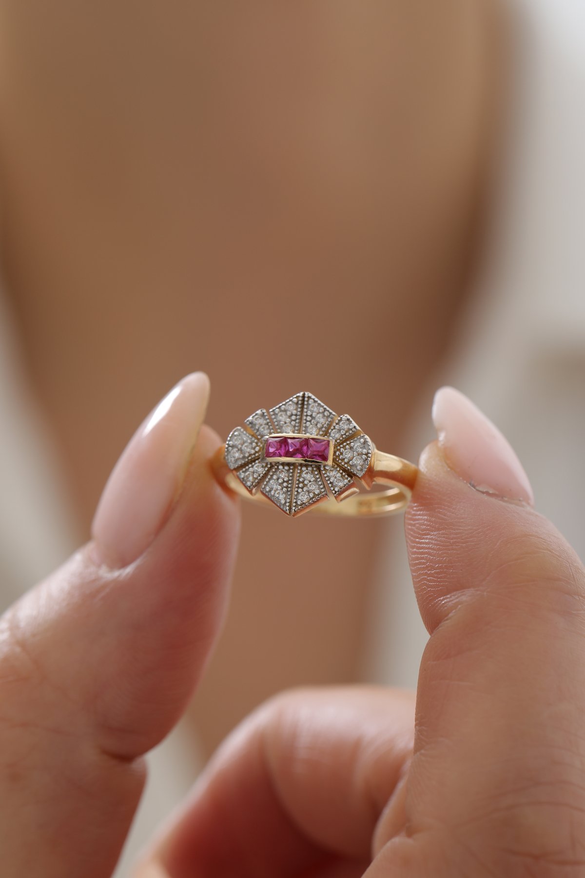 Vintage Yakut Yüzük - Yavuz Kuyumculuk (3)