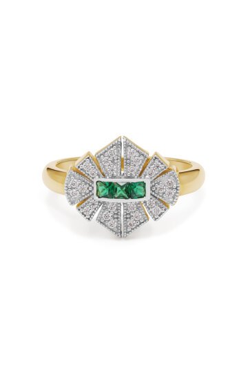 Vintage Zümrüt Yüzük - 2