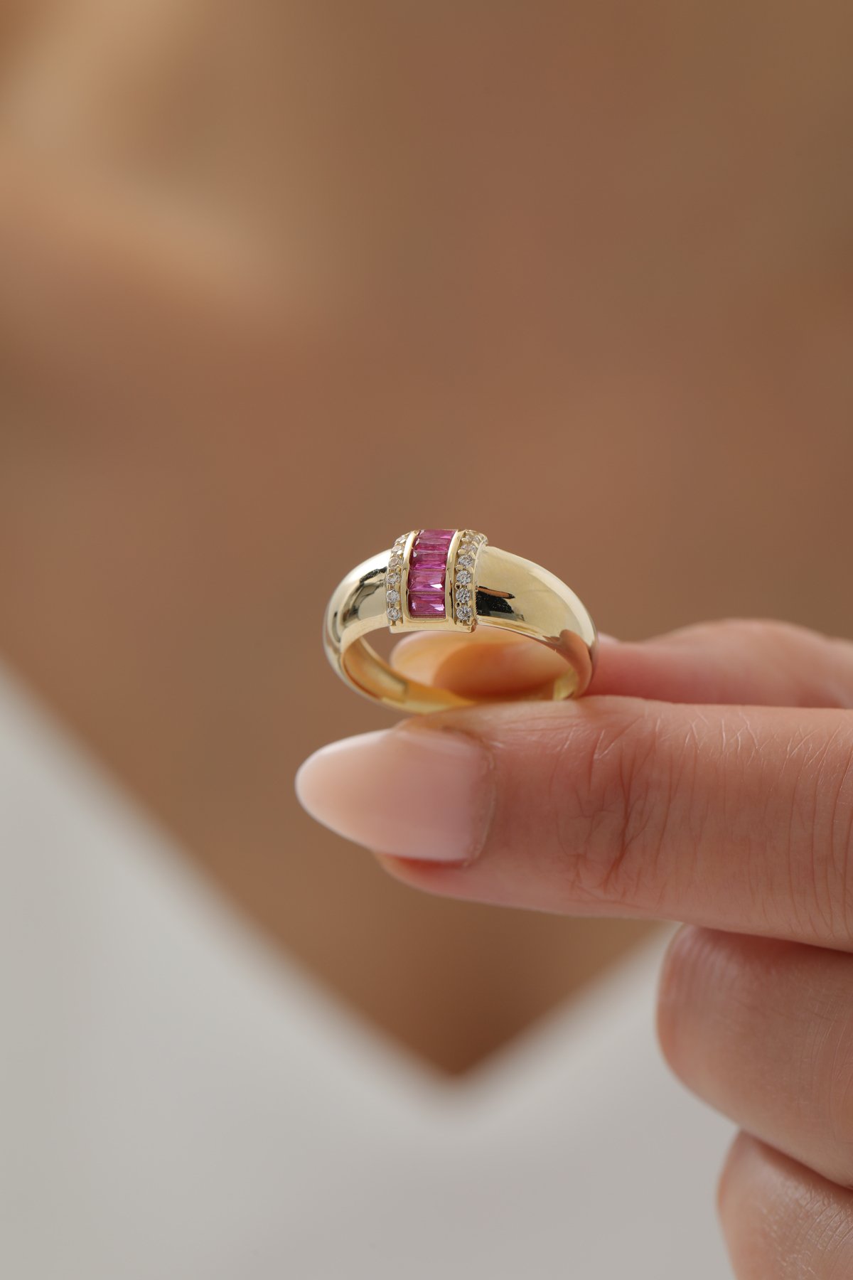 Yakut Baget Yüzük - Yavuz Kuyumculuk (3)