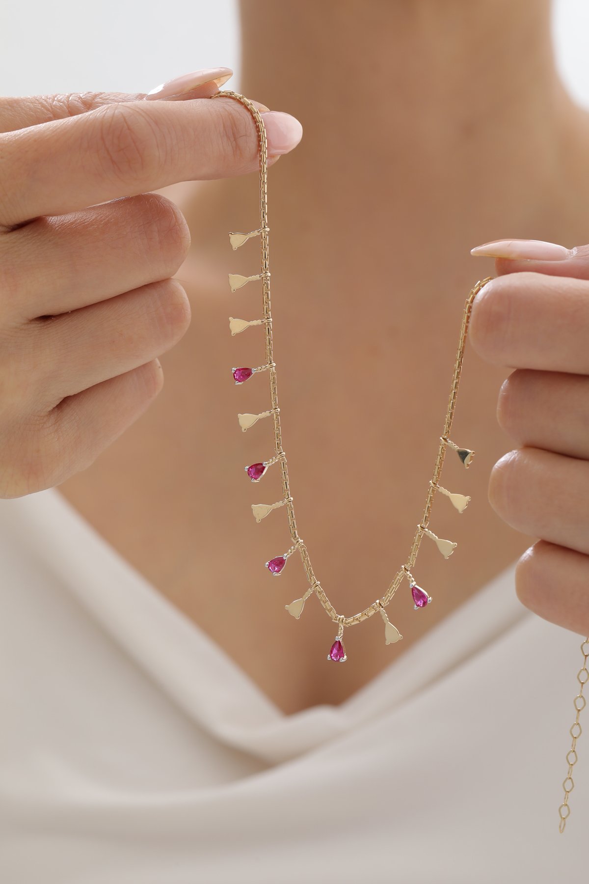 Yakut Sallantılı Kolye - Yavuz Kuyumculuk (3)