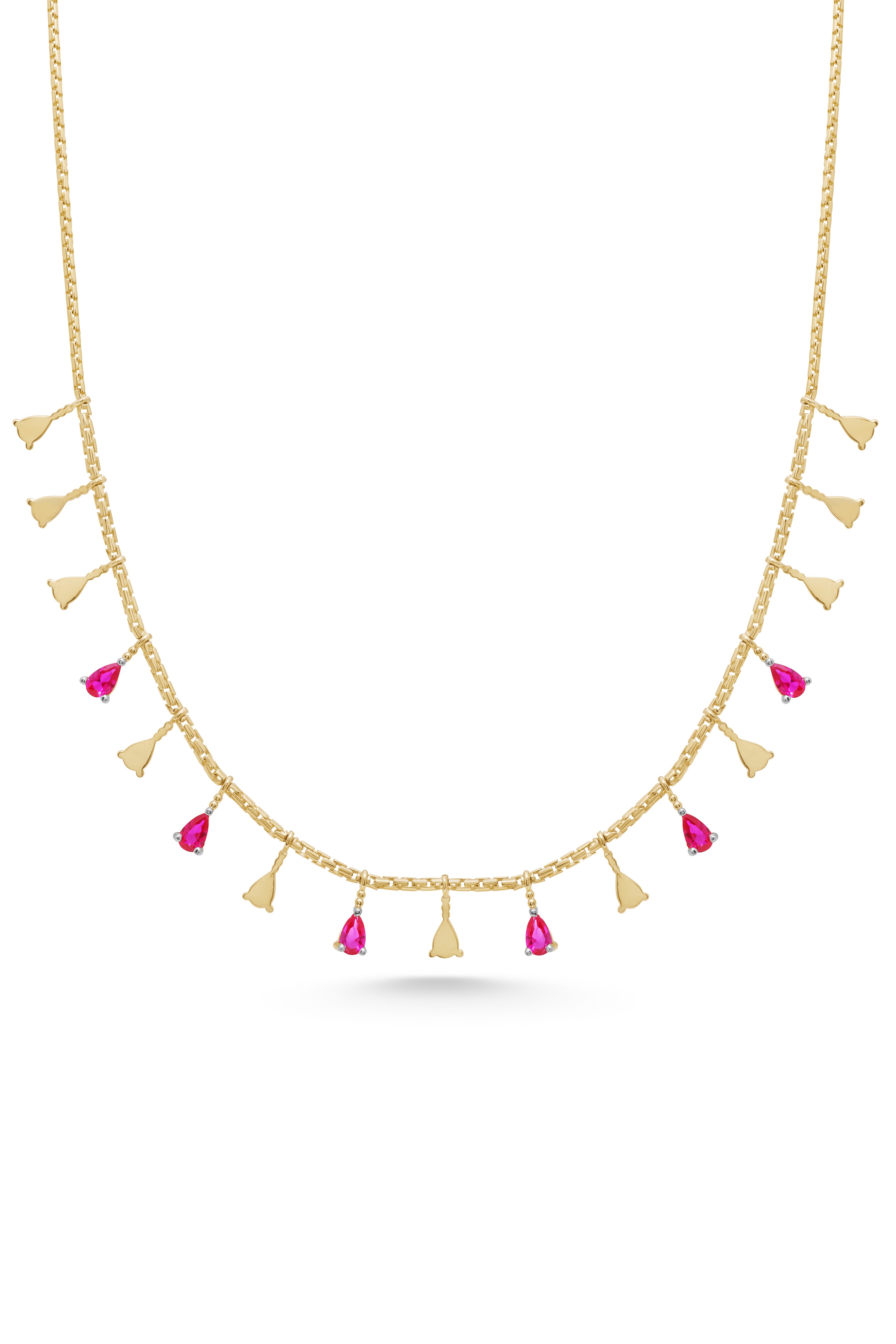 Yakut Sallantılı Kolye - Yavuz Kuyumculuk (1)