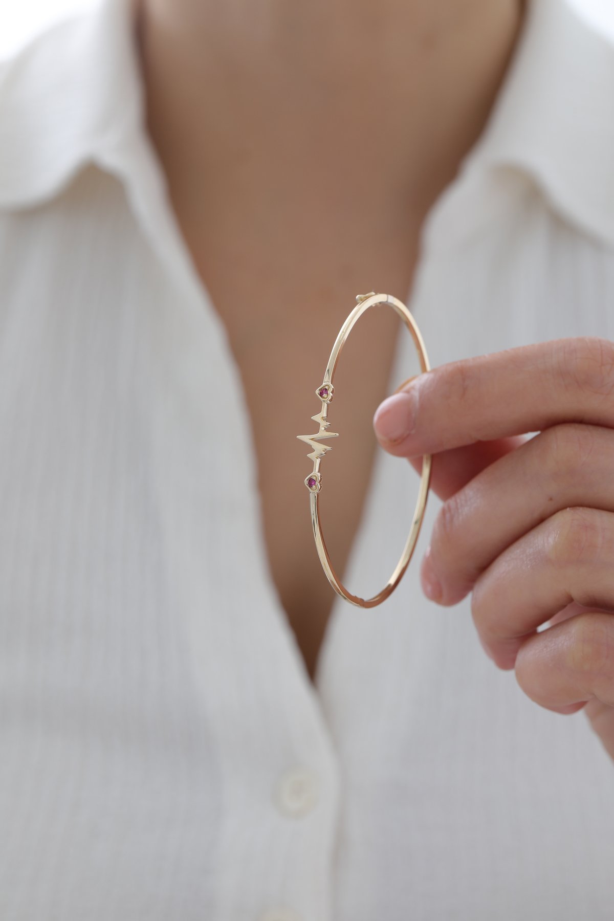 Yakut Taşlı Ritim Kelepçe - Yavuz Kuyumculuk (3)