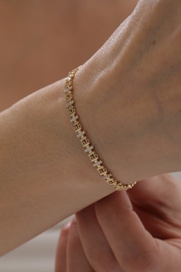 Yarı Taşlı Modern Bileklik - 2