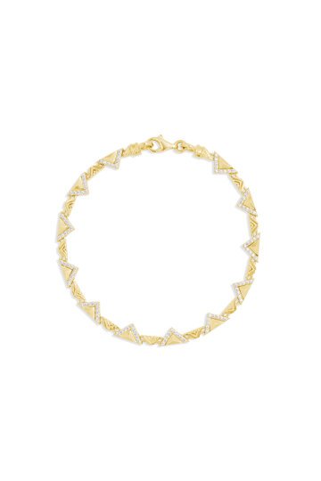 Yarı Taşlı Üçgen Modern Bileklik - 2