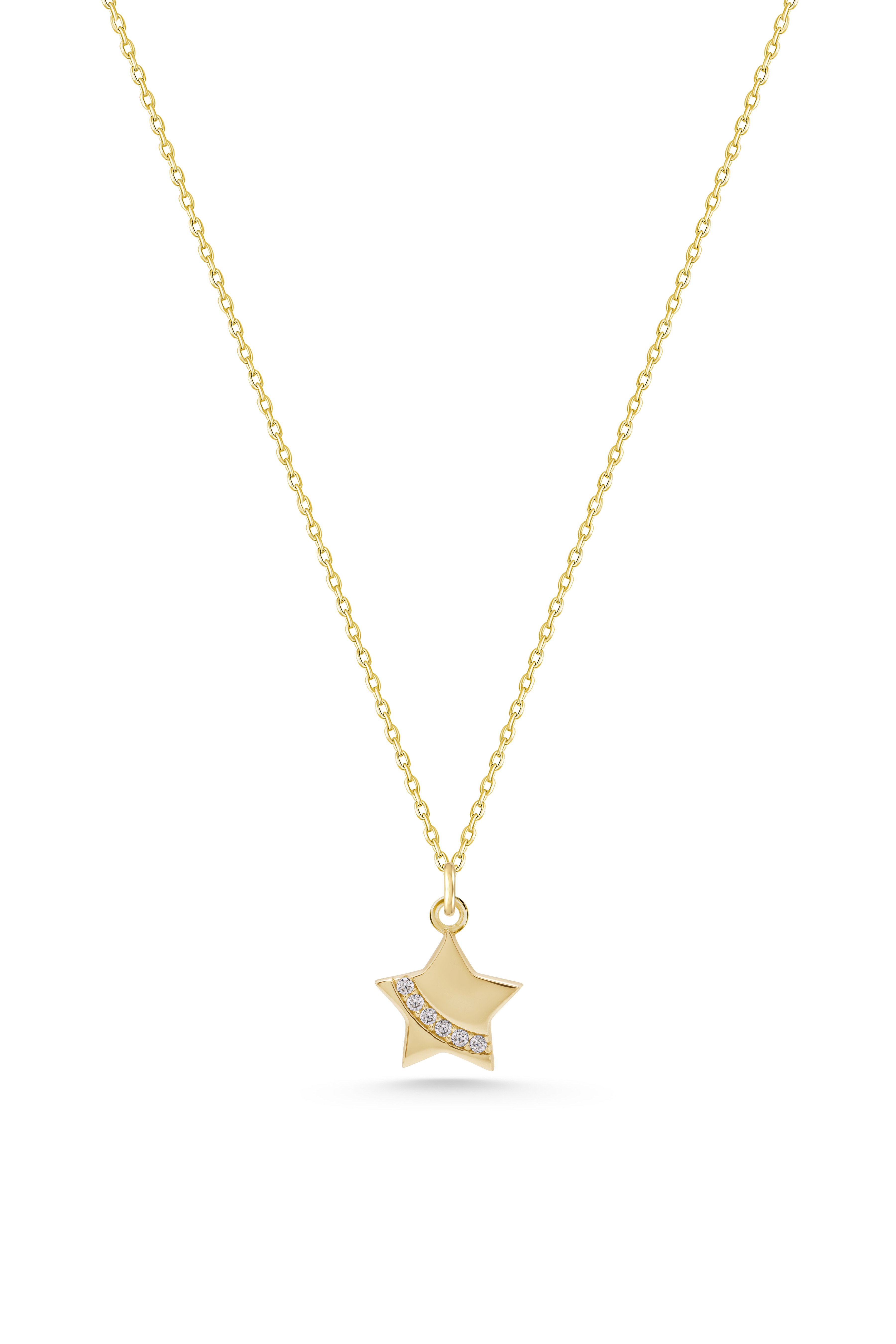 Yarı Taşlı Yıldız Kolye - Yavuz Kuyumculuk (2)