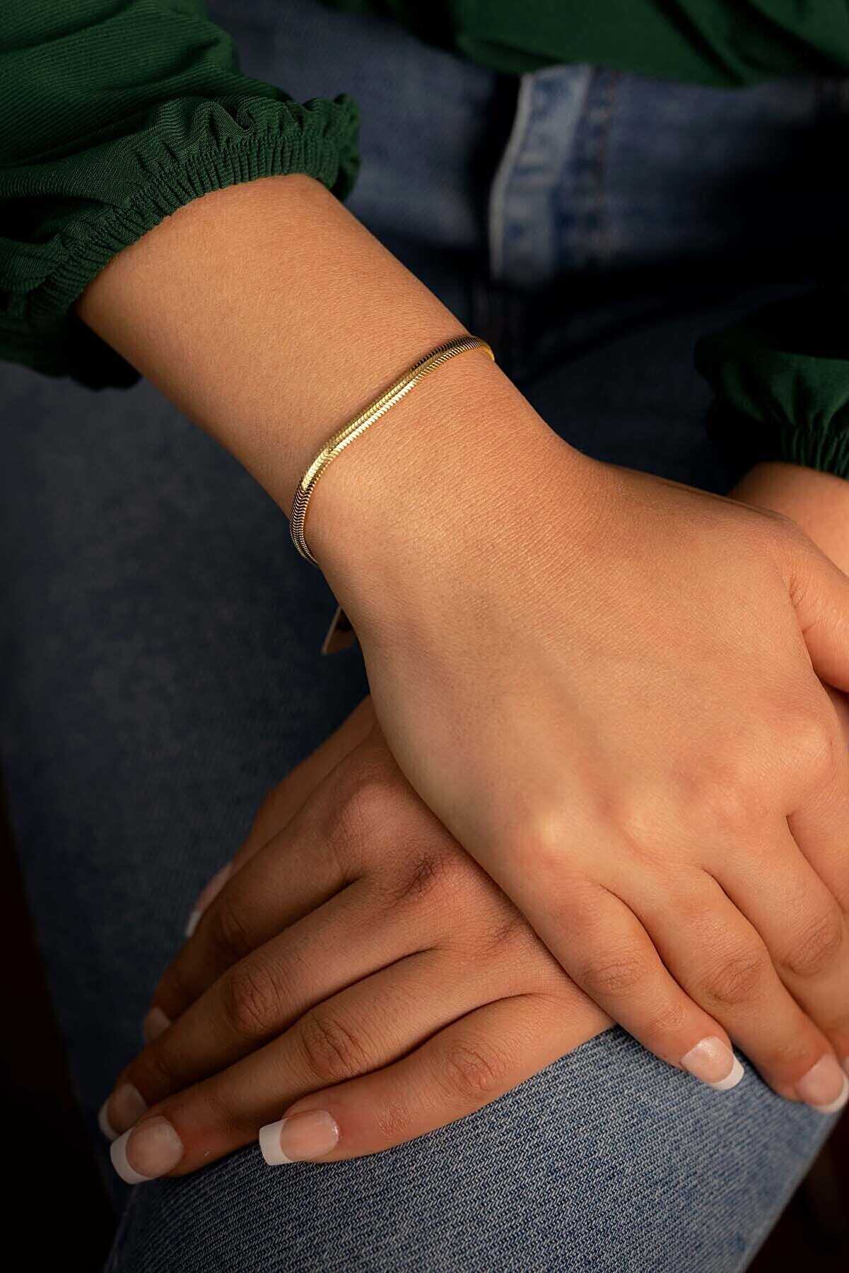 Balık Sırtı Kalın Bileklik - Yavuz Kuyumculuk (2)