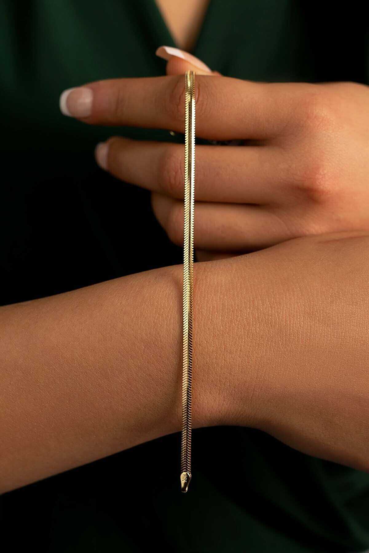 Balık Sırtı Kalın Bileklik - Yavuz Kuyumculuk (4)