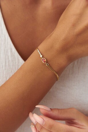 Balık Sırtı Kırmızı Gözlü Bileklik - 5