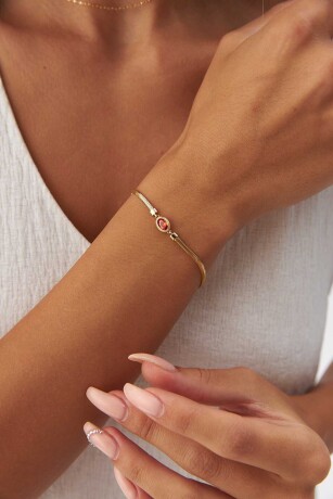 Balık Sırtı Kırmızı Gözlü Bileklik - 7