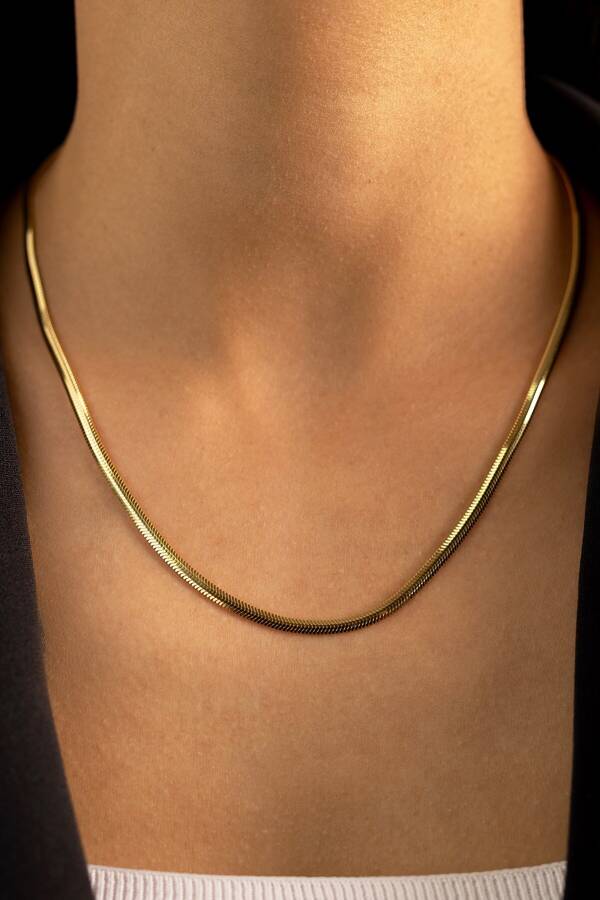 Balık Sırtı Zincir Kolye Kalın - Yavuz Kuyumculuk