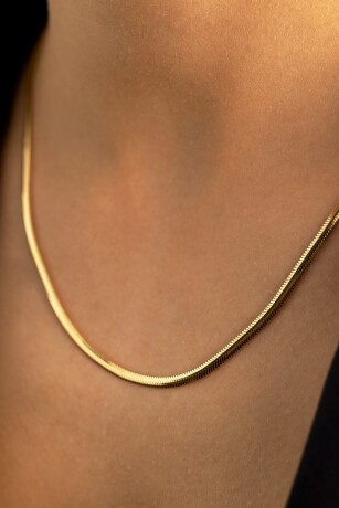 Balık Sırtı Zincir Kolye Kalın - 2