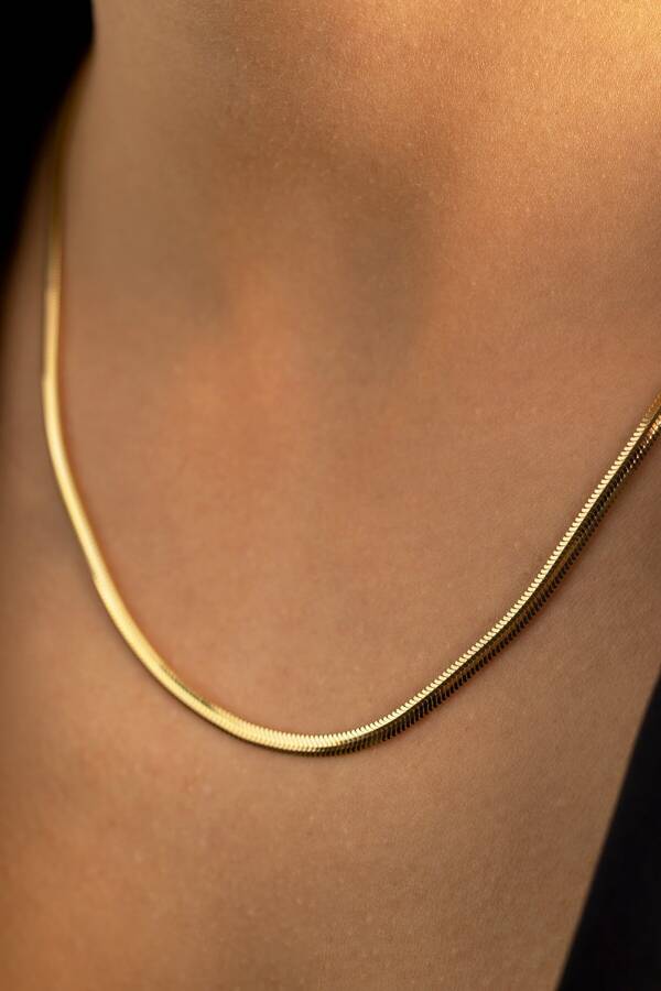 Balık Sırtı Zincir Kolye Kalın - Yavuz Kuyumculuk (1)