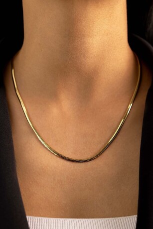 Balık Sırtı Zincir Kolye Kalın - 3