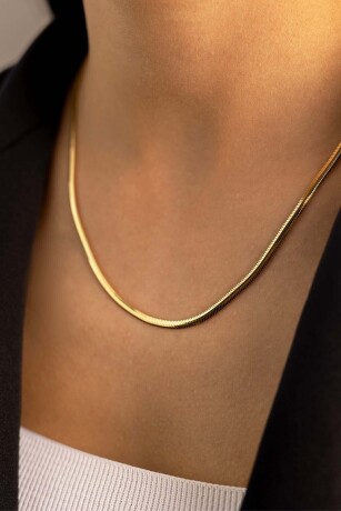 Balık Sırtı Zincir Kolye Kalın - 4