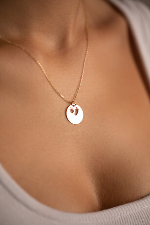 Forse Zincir Anne Çocuk Plaka Kolye - 1