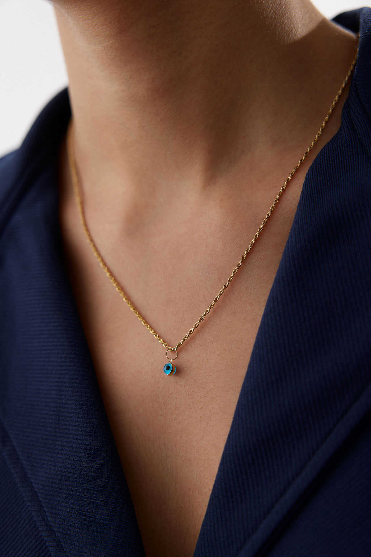 Halat Burgu Zincir Nazar Boncuklu - Yavuz Kuyumculuk (3)