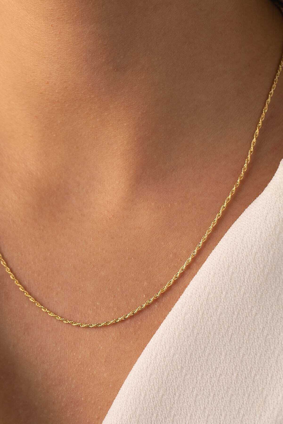 İnce Halat Burgu Zincir - Yavuz Kuyumculuk (4)