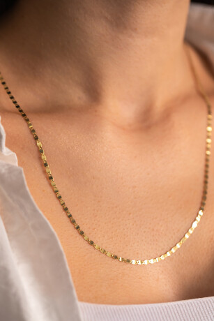 Italyan Pullu Ezme Zincir Kolye - 3