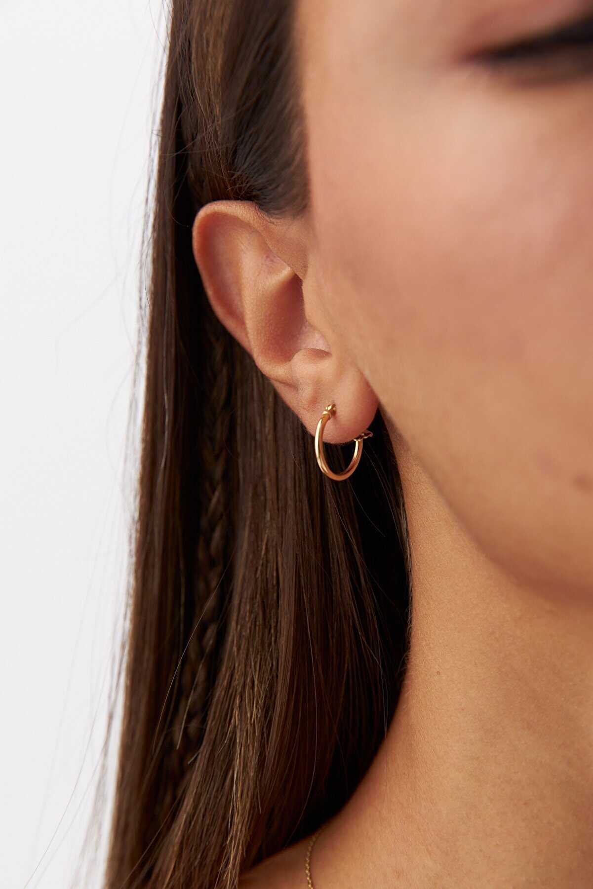 Klasik Halka Küpe - Yavuz Kuyumculuk (1)