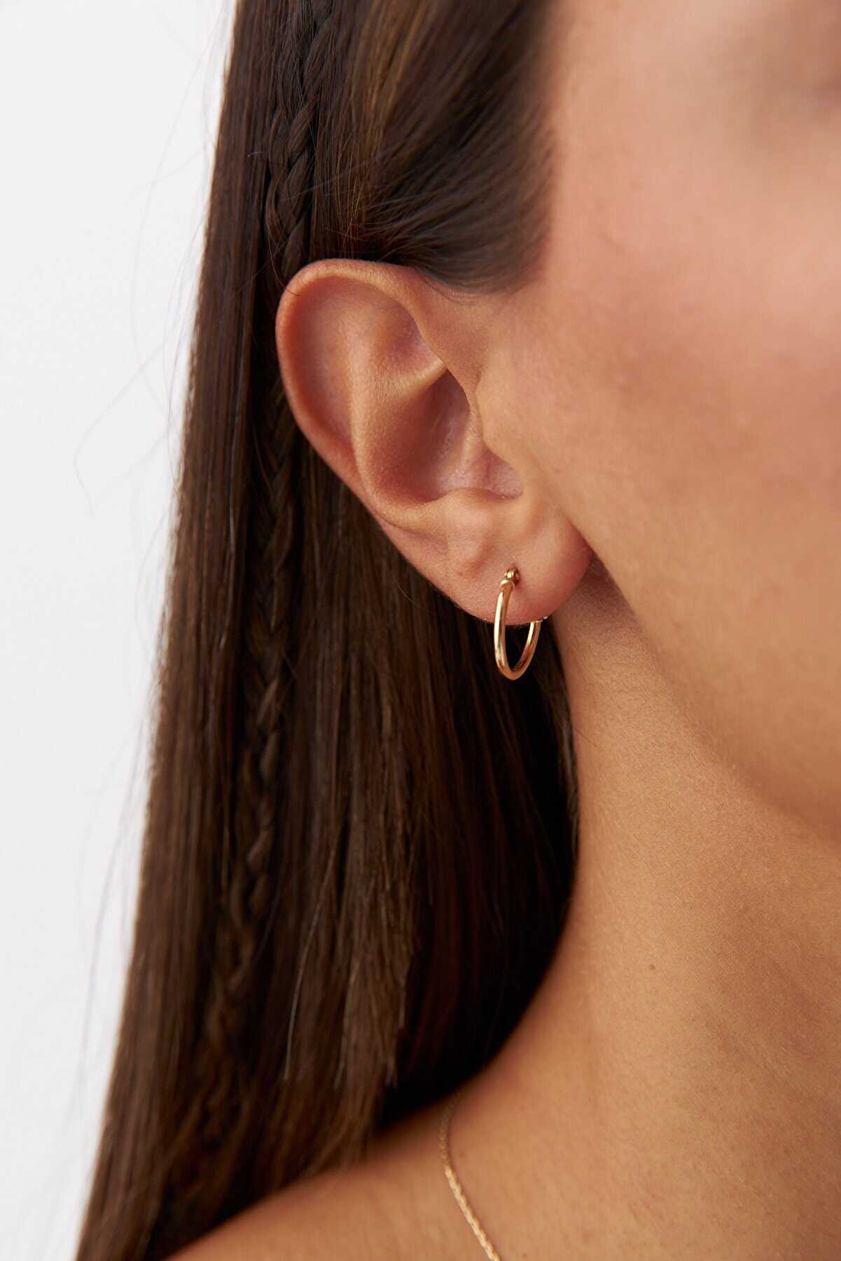 Klasik Halka Küpe - Yavuz Kuyumculuk (3)