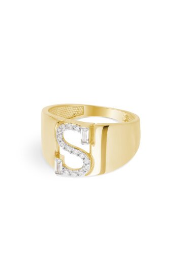 Taşlı Harf Yüzük - 2